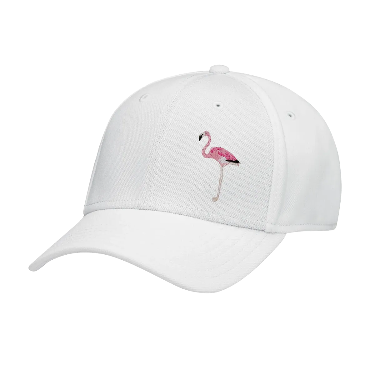 Critter Baseball Hat - Flamingo (Adult) - White